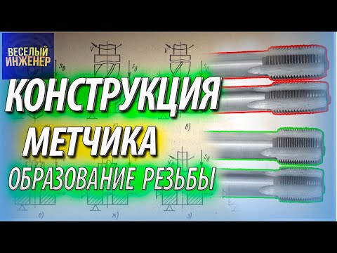 Видео: Метчик для резьбы. Конструкция метчика. Резьбонарезание