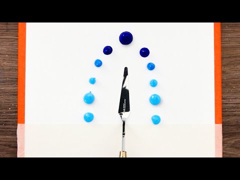 Видео: 🍁Осенний пейзаж озера Акриловая картина #362