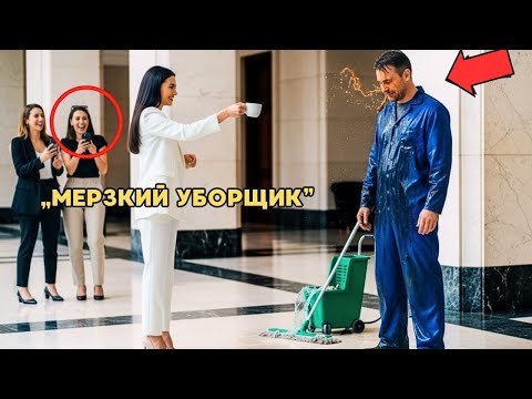 Видео: ДОЧЬ МИЛЛИОНЕРА УНИЖАЕТ УБОРЩИКА... НЕ ЗНАЯ, КТО ОН НА САМОМ ДЕЛЕ