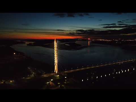 Видео: Мост через р.Обь г.Сургут