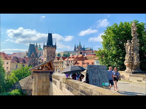 Видео: КАРЛОВ МОСТ. ПРОГУЛКА ПО ПРАГЕ