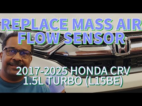 Видео: HONDA CR-V 1.5L (L15BE) 2017-2025 гг. Замена датчика массового расхода воздуха (ДМРВ) и воздушног...