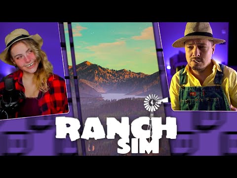 Видео: Ranch Simulator | АлинаРин, ВЛГ и Дмитрий Бэйл играют в Ранч Симулятор