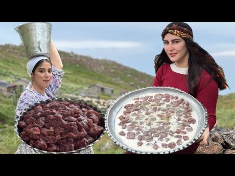Видео: Тандури-кебаб со вкусом свежего молока в горной деревне!