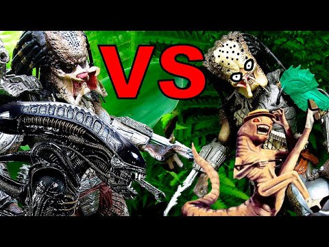 Видео: Сравнение подделок и оригинала фигурок Чужого и Хищника NECA