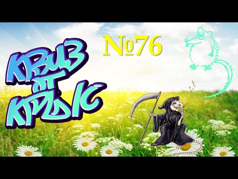 Видео: КВИЗ от КРЫС эпизод 76 QUIZ ot KRYS ep #76 (перезалито со звуком)