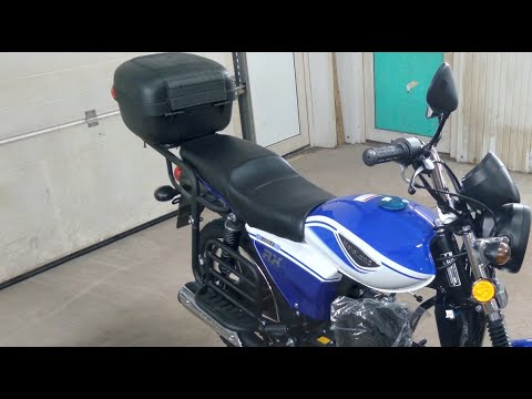Видео: Установка кофра на мопед MotoLand ZS50A RX LUX Alpha