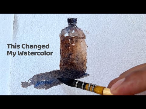 Видео: Как я научился рисовать ТЕНИ акварелью (7-дневное упражнение)