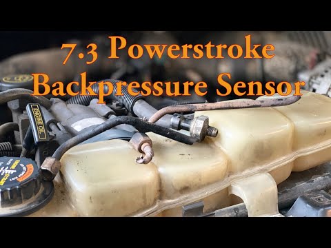 Видео: Датчик противодавления Ford 7.3 Powerstroke