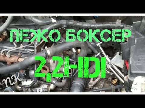 Видео: Пежо Боксер 3 обзор двигателя 2.2 HDI.