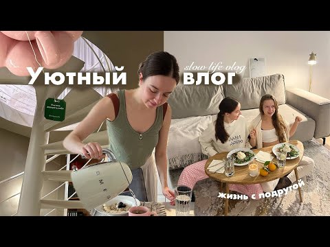 Видео: УЮТНЫЙ ВЛОГ | рецепт пирога, покупки на зиму и в дом, жизнь с подругой и бренд керамики