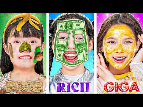 Видео: Бедная Vs Богатой Vs Гига Богатая Девушки! Кто Самая Красивая В Спа?