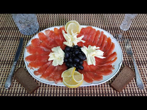 Видео: ФОРЕЛЬ ЗАСОЛКА с КОНЬЯКОМ и ВИСКИ. Выпуск №583