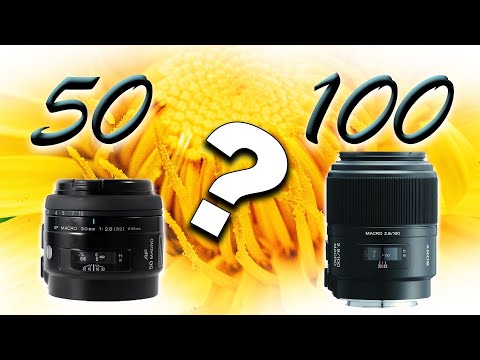 Видео: 50 или 100 мм макро? Тест объективов в саду!