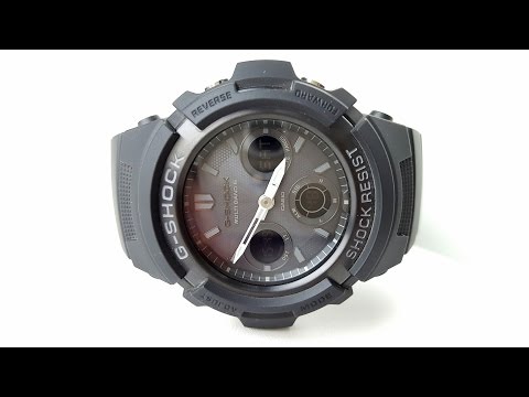 Видео: Обзор и настройка Casio G-Shock AWG-M100B-1A (Review ans setting)