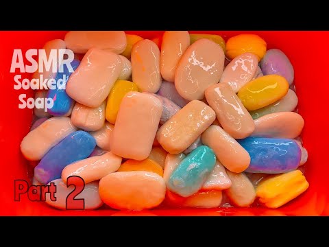 Видео: ASMR 🧼 ОБМЫЛКИ. Часть 2 || АСМР 🧼 57 soaps 🧼 Soaked Soap #asmr