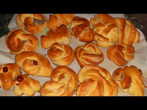Видео: Десять форм самых красивых булочек// Пошаговый рецепт