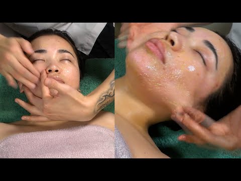 Видео: Медовый массаж лица от Серика Абдуллова [АСМР без слов]