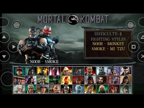 Видео: Mortal Kombat unchained прохождение за Смоука