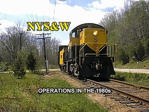 Видео: Нью-Йорк Саскуэханна и Вестерн в 1980-х