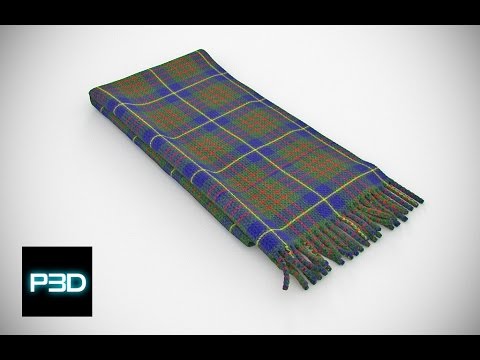 Видео: 3ds Max. Cloth. Моделирование пледа за 10 минут