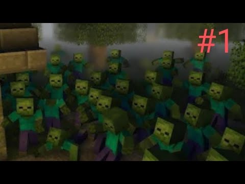 Видео: Выживание в ЗОМБИ апокалипсисе в minecraft     #1