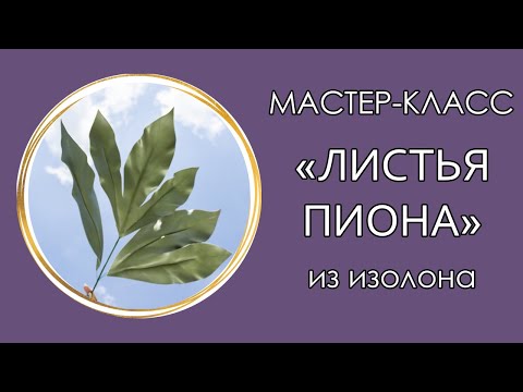 Видео: 🍃ЛИСТЬЯ ПИОНА из изолона (Мастер-Класс 2020)