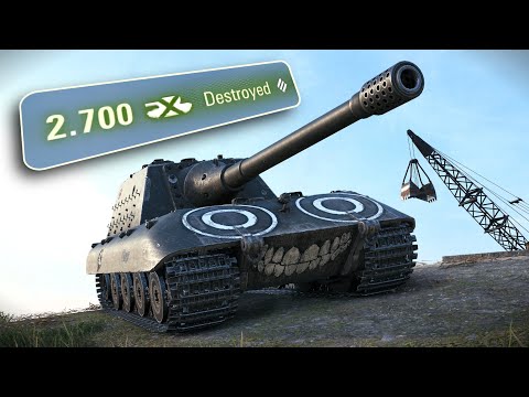 Видео: Jg Pz E 100: Когда Один Выстрел Будит Зверя - World of Tanks