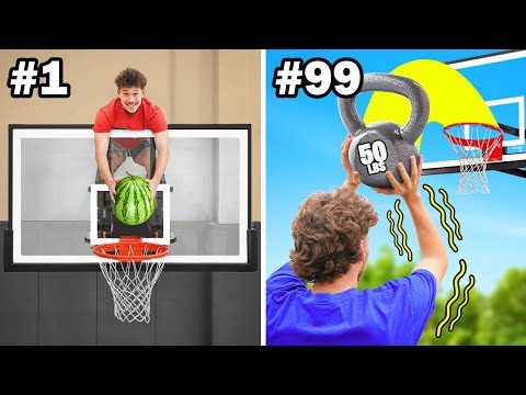Видео: 100 экстремальных баскетбольных испытаний!