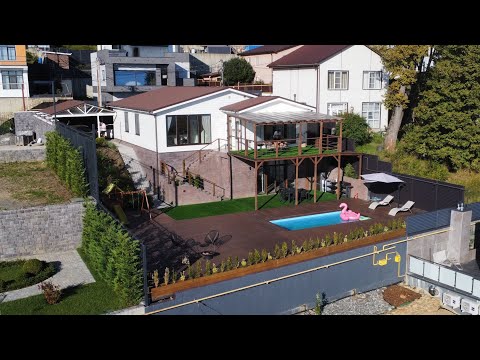 Видео: Сочинская Рублёвка: эксклюзивный дом с бассейном и видом на море - Ручей видный Сочи
