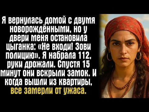 Видео: Я вернулась домой с двумя новорождёнными, но у двери меня остановила цыганка- «Не входи! Зови...