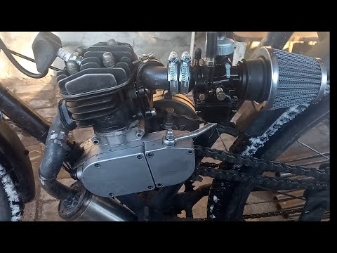 Видео: ЦПГ YAMAHA на F80 и карбор DELLORTO (копия)