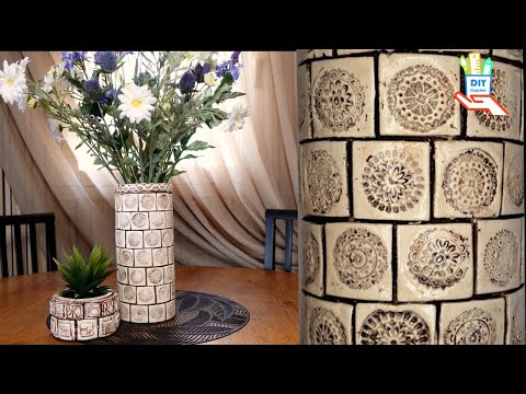 Видео: Декор из плиточек ручной работы [diy]