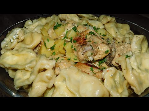 Видео: Казахстанский ОБЕД!!! Курица с Варениками в СКОВОРОДКЕ!
