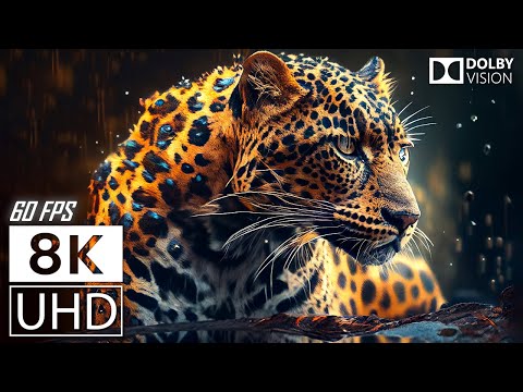 Видео: 8K UHD 60FPS DOLBY VISION — ЦВЕТНЫЕ ЖИВОТНЫЕ — НАСТОЯЩИЙ КИНЕМАТИЧЕСКИЙ