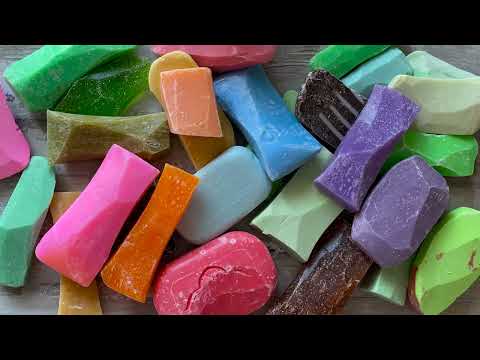 Видео: ASMR Soap cutting | Soap Carving|Резка мыла  | ASMR