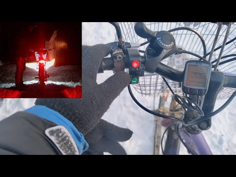 Видео: Стандартный набор света на электровелосипед: обзор и подключение