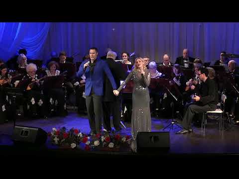 Видео: Татьяна Сагина и Евгений Кунгуров  "Твои следы" А.Бабаджанян Е.Евтушенко