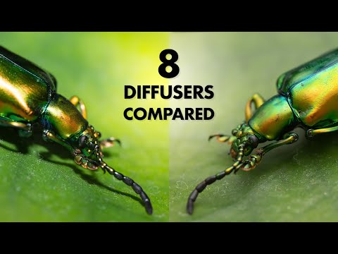 Видео: Сравнение 8 рассеивателей для макросъемки