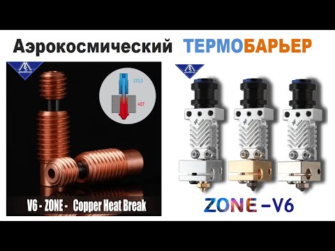 Видео: Сравнение Термобарьеров, NF V6-Zone Космические технологии в  3д Печати,   Thermal Barriers