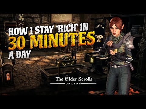 Видео: Как я заработал 100 000 золота за 30 минут в день в ESO (моя ежедневная рутина!)