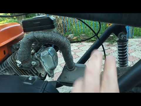 Видео: Мини байк - вариатор и глушитель