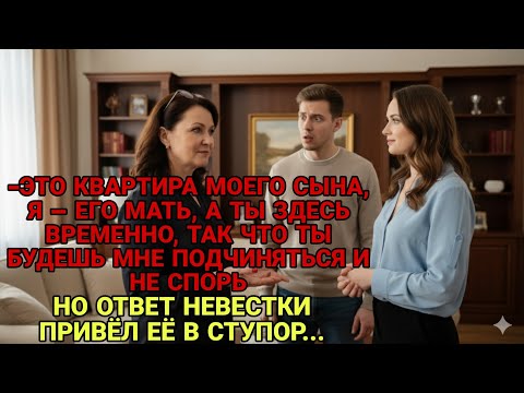 Видео: Свекровь потребовала подчинения от невестки: как она ответила?