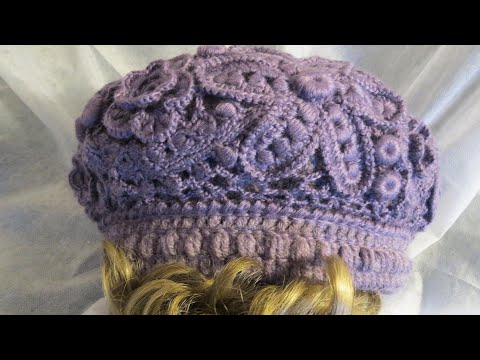 Видео: Cap with Irish lace. author's work. Шапочка ірландським мереживом авторська робота