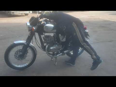 Видео: ЯВА 640 КАЛИФОРНИЯ запуск мотора после замены подшипника НГШ...