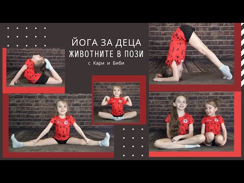 Видео: Йога за деца - Животните в Пози / Yoga for kids - Animal Poses