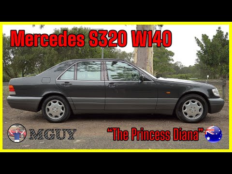 Видео: Обзор и тест-драйв Mercedes-Benz S320 (1994) — автомобиль «Диана» — W140 | MGUY Australia