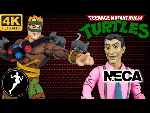 Видео: Обзор фигурки Черепашки Ниндзя/TMNT(Neca). Крысиный Король и Вернон