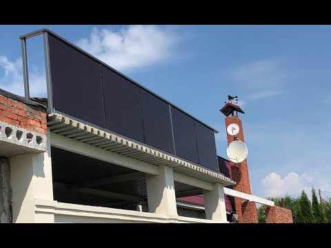 Видео: Установил аморфные Солнечные Панели на восток. Сер. 3