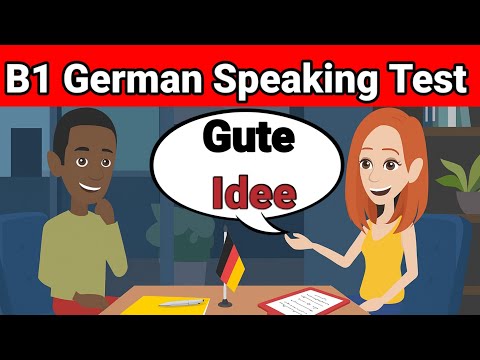 Видео: Устный экзамен по немецкому языку B1 | Совместное планирование/Диалог | 7 важных тем | Устная речь